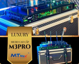 Micro Bóng Tube Cao Cấp MTMAX M3Pro, Bắt Sóng Xa Đến 120 Mét Tần Số UHF Cực Cao UHF 640-690 MHz