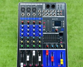 Bàn trộn âm thanh Mixer MAX68 Pro - 99 hiệu ứng vang