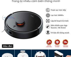 Robot Hút Bụi Thông Minh Vacuum S20 Trang Bị Nhiều Cảm Biến Thông Minh Trạm Sạc Trực Tiếp