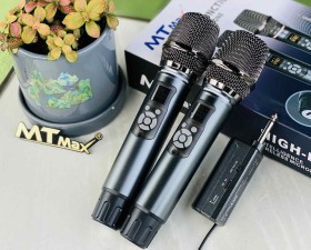 MTMax AK298 - Micro Không Dây Cao Cấp, Chống Hù Rè Hiệu Quả, Hỗ Trợ Nâng Giọng Hát Khi Hát.