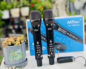 MICRO KHÔNG DÂY ĐA NĂNG CAO CẤP MTMAX AK 398 PLUS TẶNG KÈM GIÁ ĐỠ ĐIỆN THOẠI