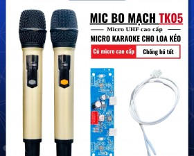 Bộ Micro Kèm Bo Mạch TK05 Cho Loa Kéo