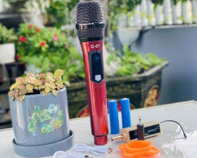 Micro Không Dây SGMAX G01 , Mẫu Mới, Chuyên Dùng Cho karaoke Hát Nhẹ