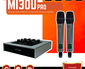 Micro Acnos MI30U Pro Chuyên Echo-Reverb hát karaoke, 2 bộ DSP Chỉnh MIC Nam, MIC Nữ Riêng Biệt
