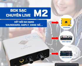 Box Live  AINMC M2 Thiết Bị Hỗ Trợ Thu Âm Và Hát Live Stereo Chuyên Nghiệp