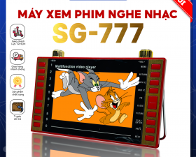 Máy Nghe Nhạc SG777 - Màn Hình Lớn 7.5inch, Kết Nối Thông Qua USB Thẻ Nhớ, Phù Hợp Với Mọi Lứa Tuổi