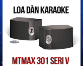 Loa Dàn Karaoke MTMAX 301 Seri V - Bass 2 Tấc, Dàn Karaoke Tại Nhà, Hàng Nhập Khẩu Loại 1