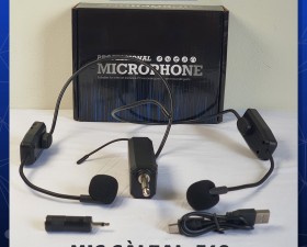 Bộ 2 micro không dây đeo tai E68 - Phù hợp cho mọi thiết bị, hỗ trợ thuyết trình, giảng dạy