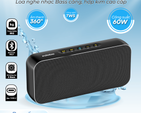 Loa Nghe Nhạc Bluetooth Xdobo since 2007 luxe Công Suất 60W Hợp Kim Bọc Lưới Cao Cấp Sang Trọng