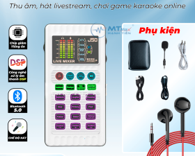 SoundCard J50 Âm Thanh DSP, Chip Giảm Tiếng Ồn, Thu Âm, Hát Livestream, Chơi Game Karaoke Online