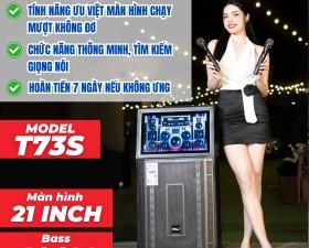 Loa Màn Hình MTMAX T73S Bass40 Màn Hình 21inch Công Suất 500W Kèm Cặp Micro Cao Cấp