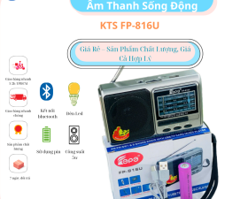 Radio KTSFP816U Nhỏ Gọn, Đa Năng  Âm Nhạc Bất Tận Trong Tầm Tay