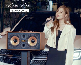 Loa Di Động MTMAX DK02 – Công Suất Lớn, Bass Đôi, Kèm 2 Micro Cao Cấp