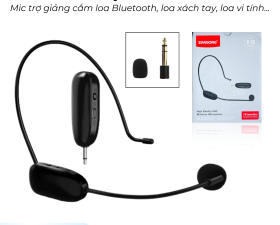 Micro Trợ Giảng V16 2.4GHz Wireless Đầy Đủ Jack Cắm 3.5 Jack 6Ly
