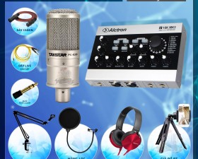 Combo Sound Card U16K MK3 Bluetooth Và Micro K200