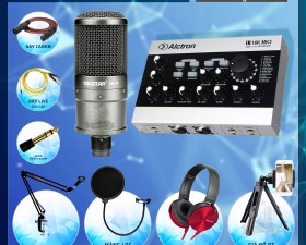 Combo Sound Card U16K MK3 Bluetooth Và Micro SM8B