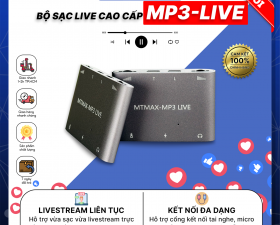 Box Sạc LiveStream MTMAX MP3 LIVE - Hỗ Trợ Vừa Livestream Vừa Sạc Cho IOS, ANDROID