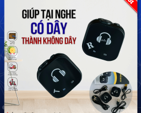 Đầu Thu Tai Nghe Không Dây ELEBEST SK760 - Giúp Tai Nghe Có Dây Thành Tai Nghe Không Dây Wireless
