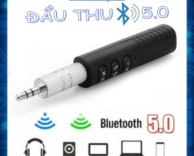 Đầu thu bluetooth 5.0 nhỏ gọn tiện dụng tích hợp pin sạc