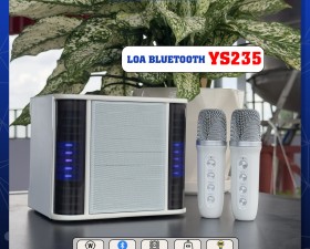 Loa Bluetooth YS235 - Karaoke, Nghe Nhạc, Kết Nối Micro Bluetooth, Cổng USB, AUX, Thẻ Nhớ