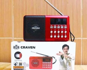 Loa cắm usb Craven CR65, có tích hợp 4 đèn led, RMS 3W