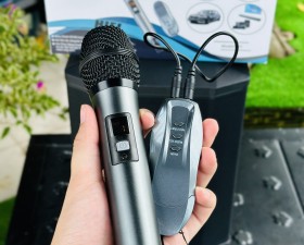Micro karaoke dành cho ô tô BX7 - Micro đa năng cao cấp - Biến mọi loa vi tính thành loa karaoke