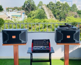 Dàn Karaoke Loa KS310 + MIXER Liền Công Suất F88 Pro + Micro UGX82 ] - Tặng 10M Dây Loa Và Jack Cắm