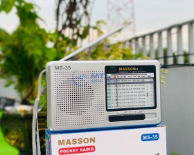 Đài Fm Radio MS35 Máy Nghe Đài Radio Trên Sóng FM Âm Thanh Sống Động, Sắc Nét