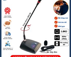 Micro Hội Nghị DK 390 Micro Để Bục Phát Biểu Cao Cấp, Độ Nhạy Cao, Chuyên Dùng Cho Phòng Họp