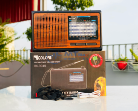 Đài Radio FM RX-3040 Nghe Tin Tức, Thời Sự, Thiết Kế Gọn Nhẹ, Thay Pin Dễ Dàng