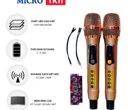 Bộ Micro Kèm Bo Mạch TK11 Cho Loa Kéo - Loa Kéo Bị Hỏng Micro Và Vẫn Chưa Tìm Thấy Mic