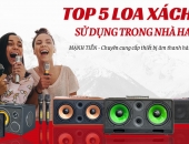 TOP 5 Loa Karaoke Xách Tay Di Động Sử Dụng Trong Nhà Hay Nhất