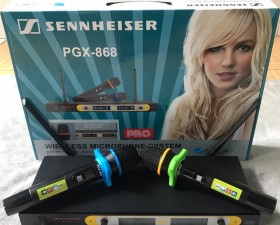 Micro không dây Sennheiser PGX-868 - Mic karaoke gia đình, sân khấu - Độ nhạy cao, bắt sóng xa, chốn