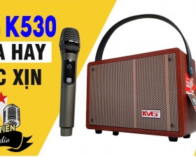 Loa karaoke KVG K5-30 - Loa xách tay mini du lịch tiện lợi - Tặng kèm 1 micro không dây