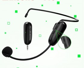 Micro không dây đeo tai Zansong V16 - Phù hợp cho mọi thiết bị, hỗ trợ thuyết trình, giảng dạy