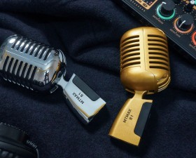 Micro MTMax B1 - Micro karaoke sân khấu phong cách vintage (cổ điển)