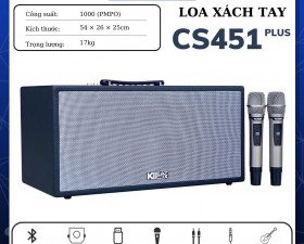 Loa ACNOS CS451Plus – Công Suất 250W, Bass 20cm, Bluetooth 5.0