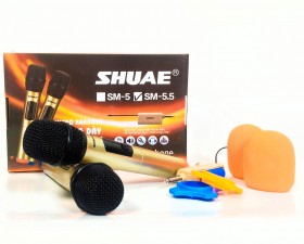 Bộ 2 micro không dây đa năng Shuae SM 5.5 - Micro đa năng phù hợp mọi thiết bị