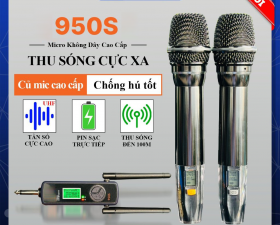Micro JB11 950S - Micro Karaoke Đa Năng Sử Dụng Cho Tất Loại Loa Kéo, Vang, Amply