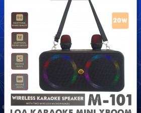 Loa karaoke bluetooth M-101 - Loa xboom siêu bass mini - Phiên bản cao cấp
