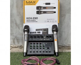 Combo Hát karaoke mixer g7 và mic max 32 cực hay hỗ trợ kết nối siêu đa năng