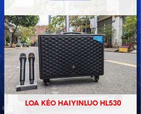 Loa kéo Haiyinluo HL530 kèm 2 micro 1 bass lớn, 4 treble