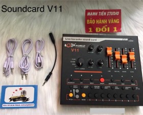 Soundcard V11 có autotune                 